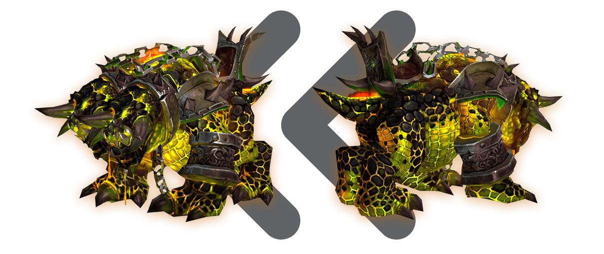 WoW Sulfur Hound 's Leash Mount Boost