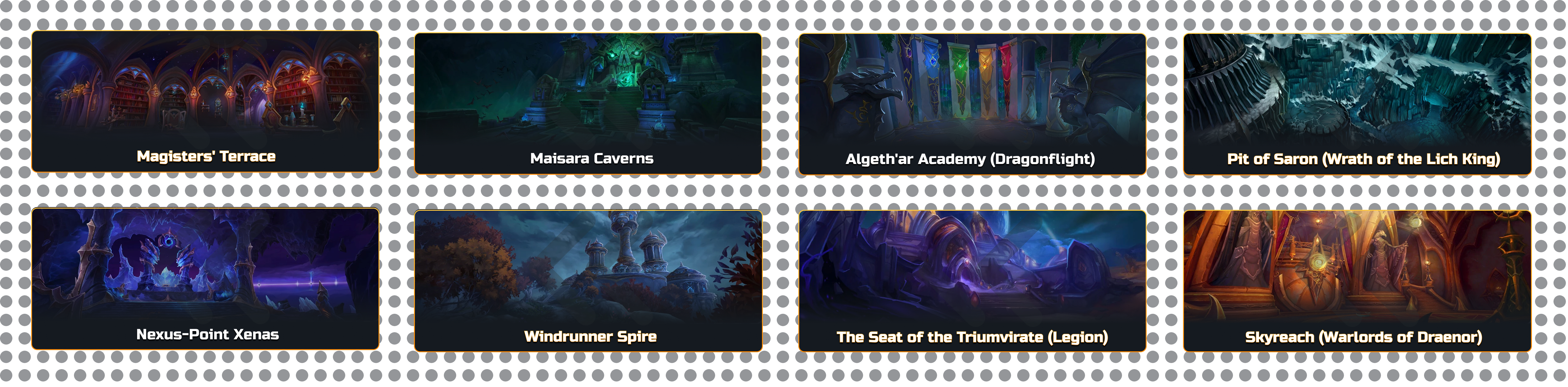 Midnight Season 1 Mythic+ Pool