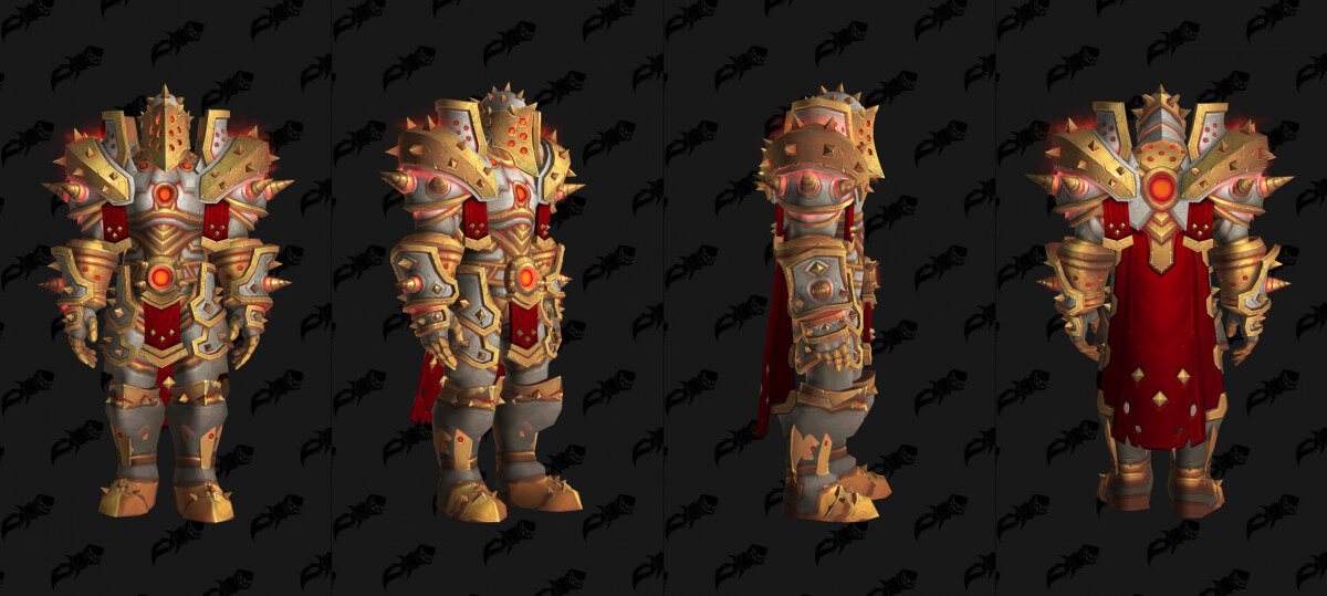 Titanic Onslaught Armor - Warrior Tier 20 Set Recolor